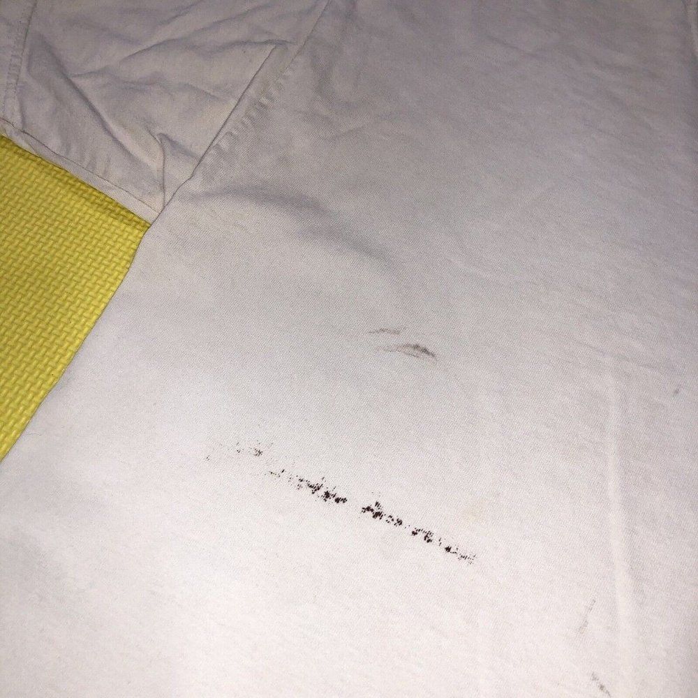 Vintage Thrashed Sun Faded Reebok T-Shirt Paint Distressed Classic Logo XL - Picture 11 of 11